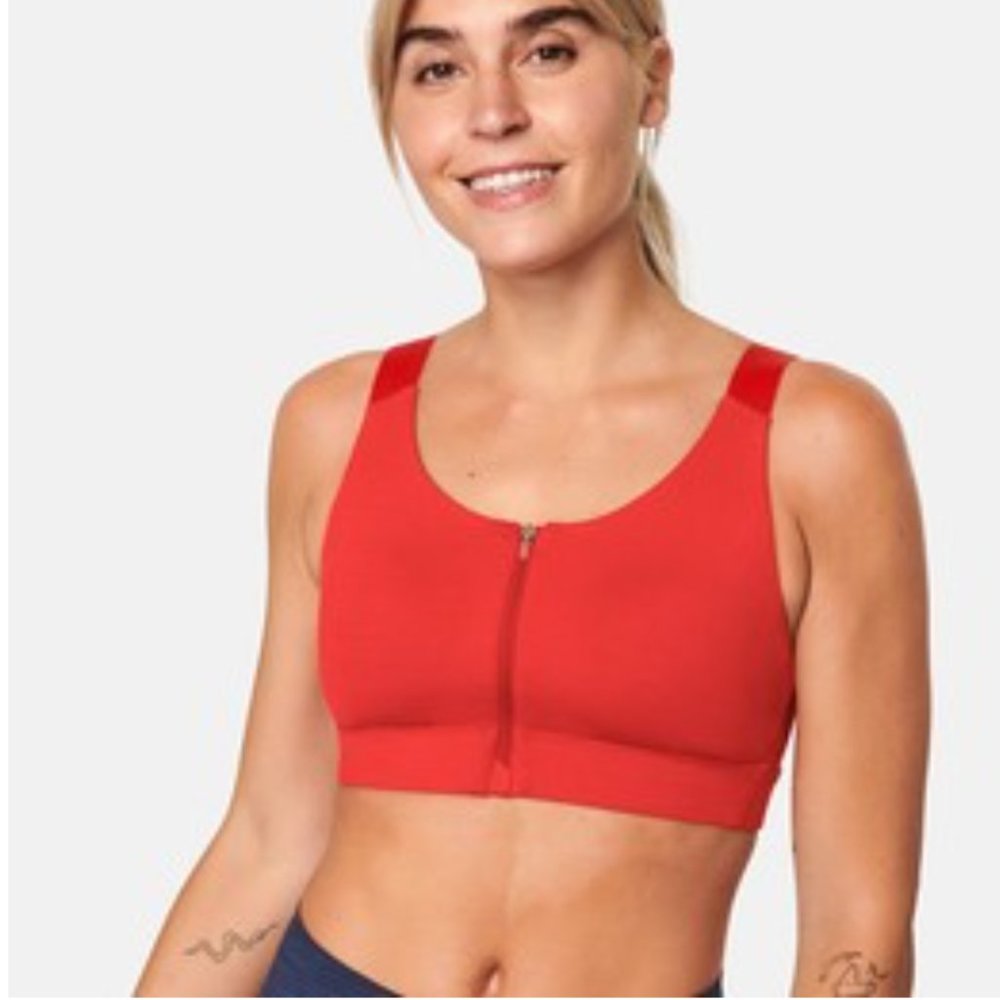 NWT Outdoor Voices Front Zip Bra